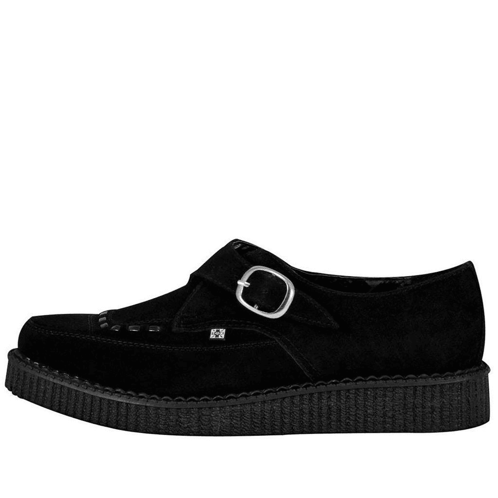 TUK Black Suede Pointed Creeper A8139