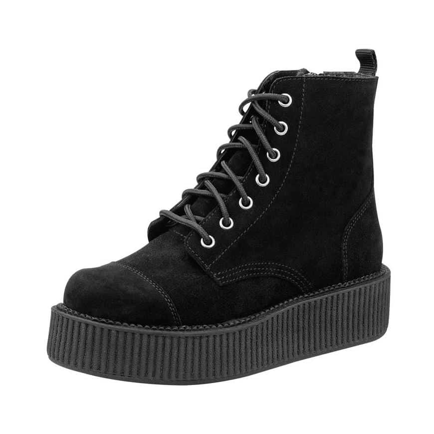 TUK Black Suede Mondo Boots A8642L