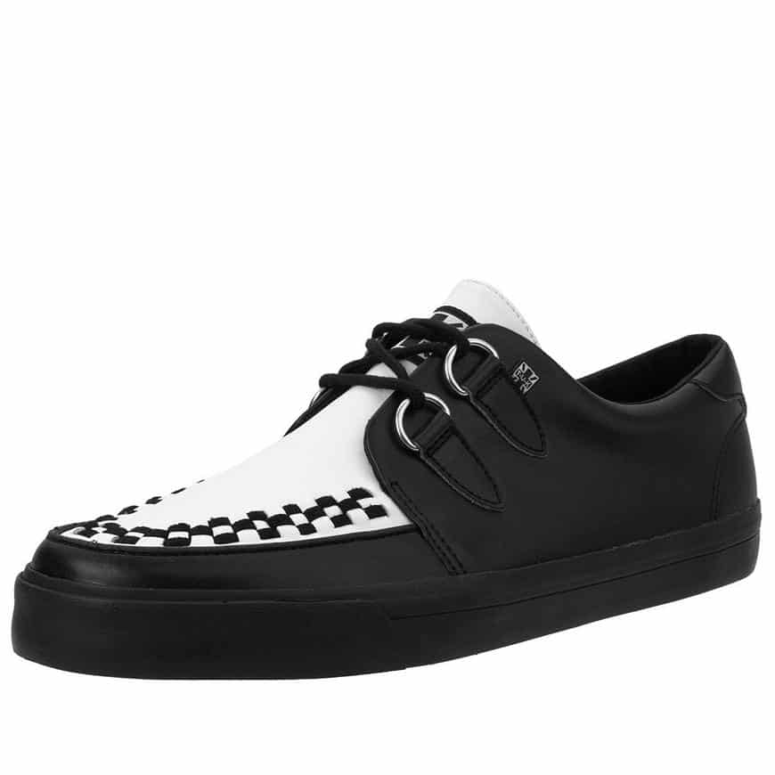 TUK Black and White Sneaker Creeper A9180