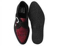 Thumbnail for TUK Burgundy Suede Pointed Creeper A9592