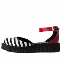 Thumbnail for TUK Stripe Red Pointed Sandal Creeper A9615