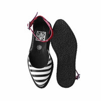 Thumbnail for TUK Stripe Red Pointed Sandal Creeper A9615