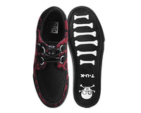 Thumbnail for Black & Burgundy Leopard Sneaker Creeper