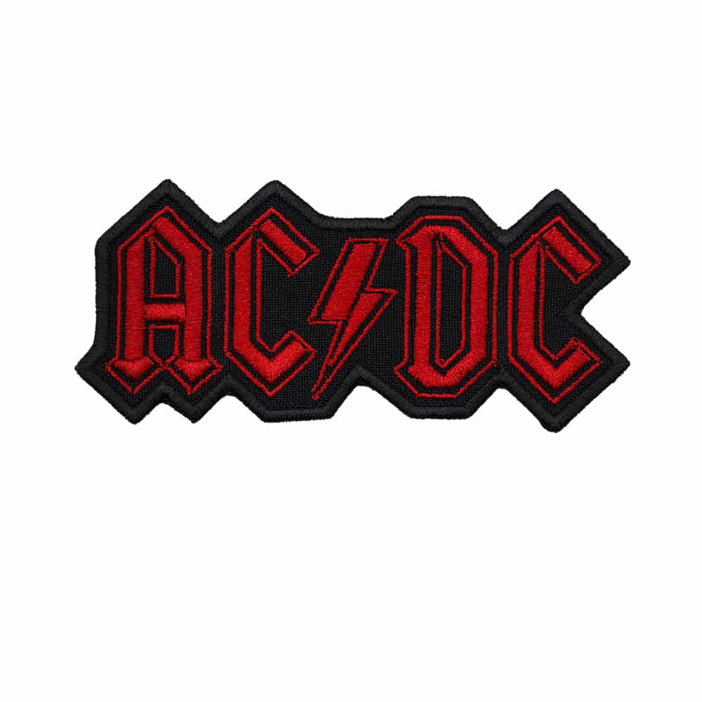AC DC Embroidered Patch – Red Zone