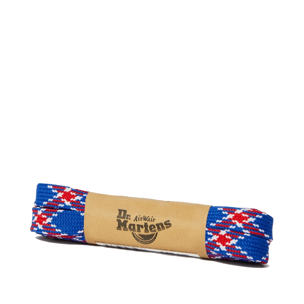 8-10 Eye Laces Blue Plaid