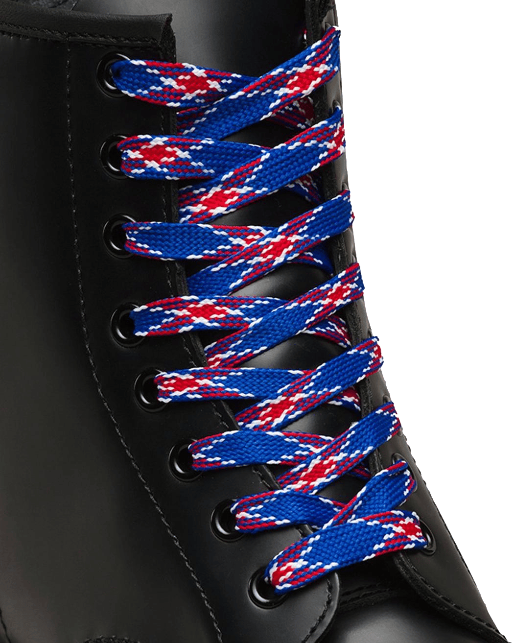 Dr. Martens 8-10 Eye Laces Blue Plaid