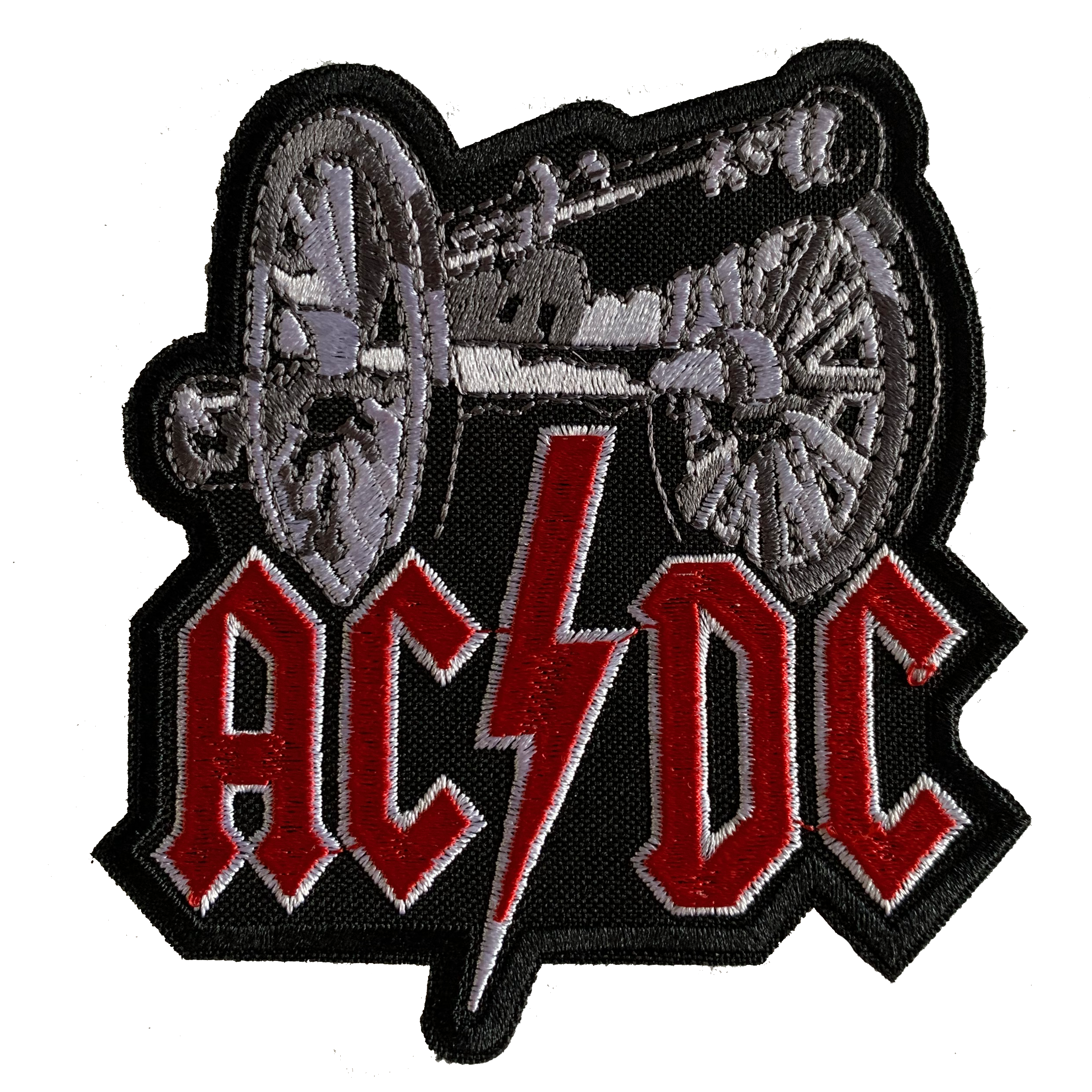 AC DC Cannon Embroidered Patch – Red Zone