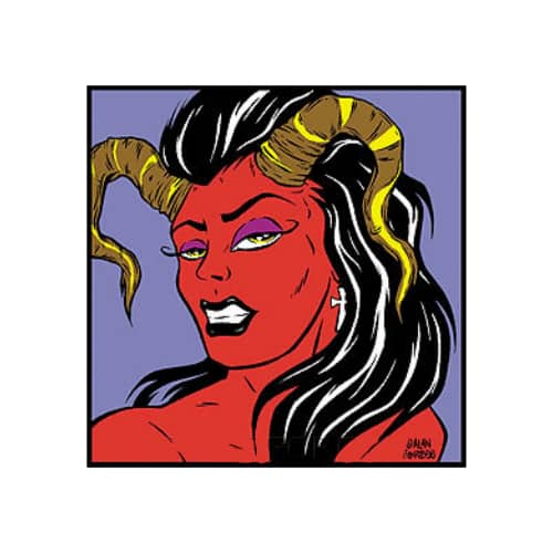 Forbes Horned Girl Sticker