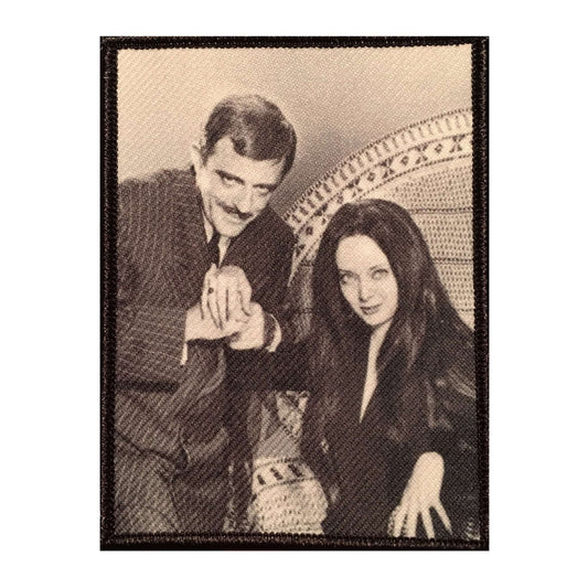 Morticia and Gomez The Addams Family Embroidered Patch