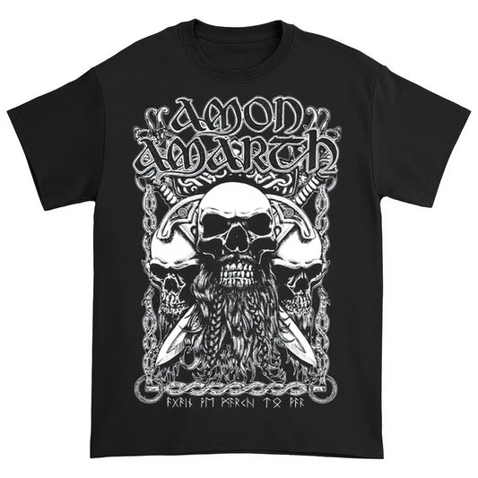 Amon Amarth Bearded Skull T-Shirt