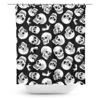 Thumbnail for Anatomical Skulls Shower Curtain by Sourpuss Clothing