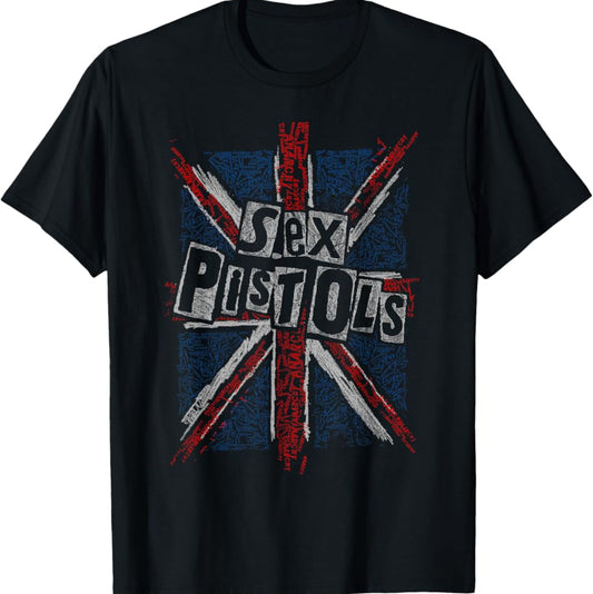 Sex Pistols Union Jack Words T-Shirt