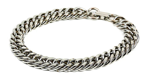 Double Cuban Link Chain Bracelet