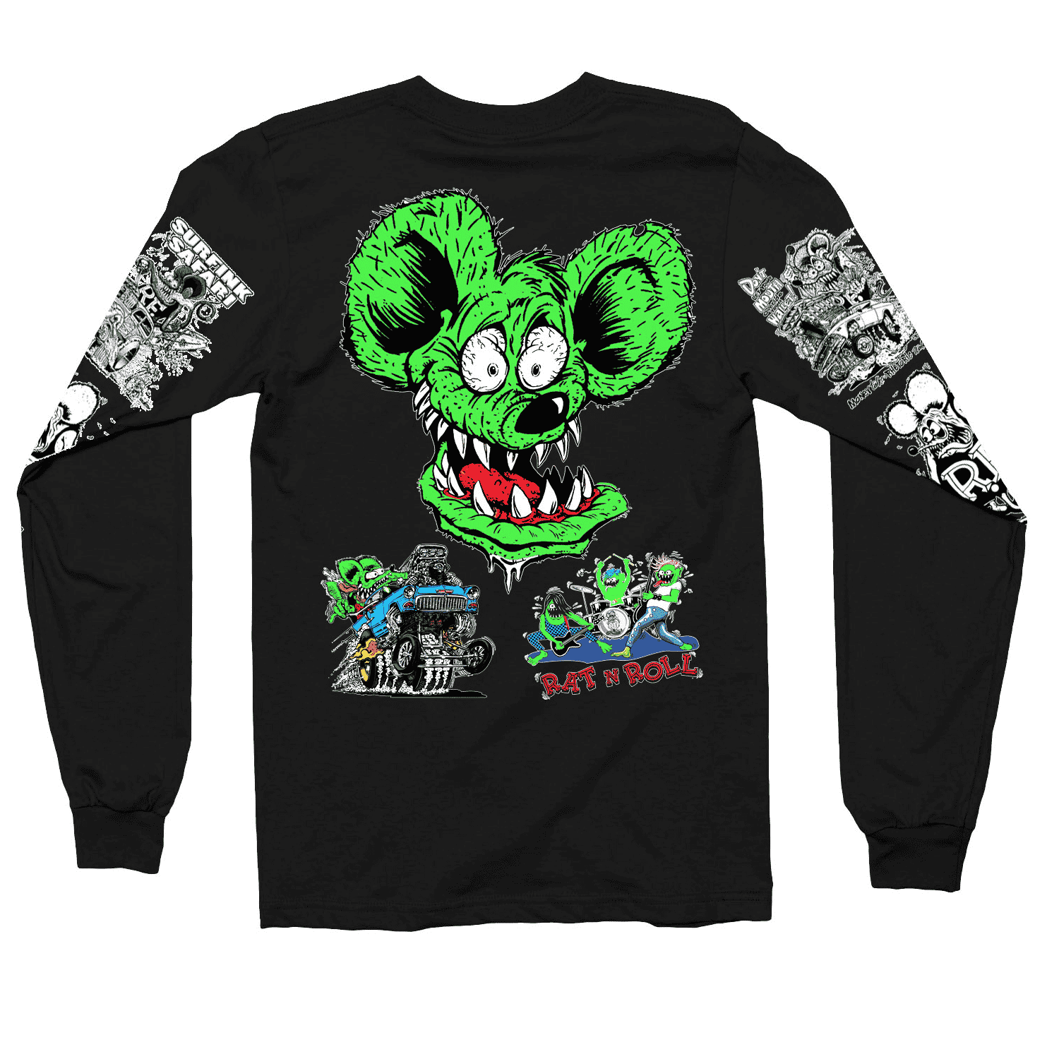 Rat Fink Collage Long Sleeve Shirt