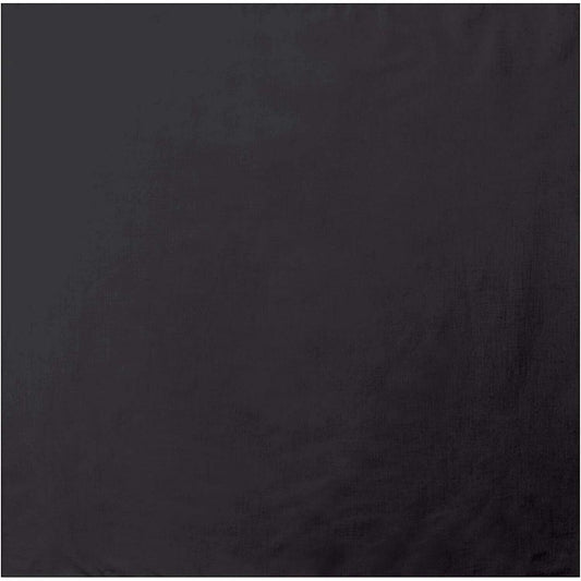 Plain Black Cotton Bandana