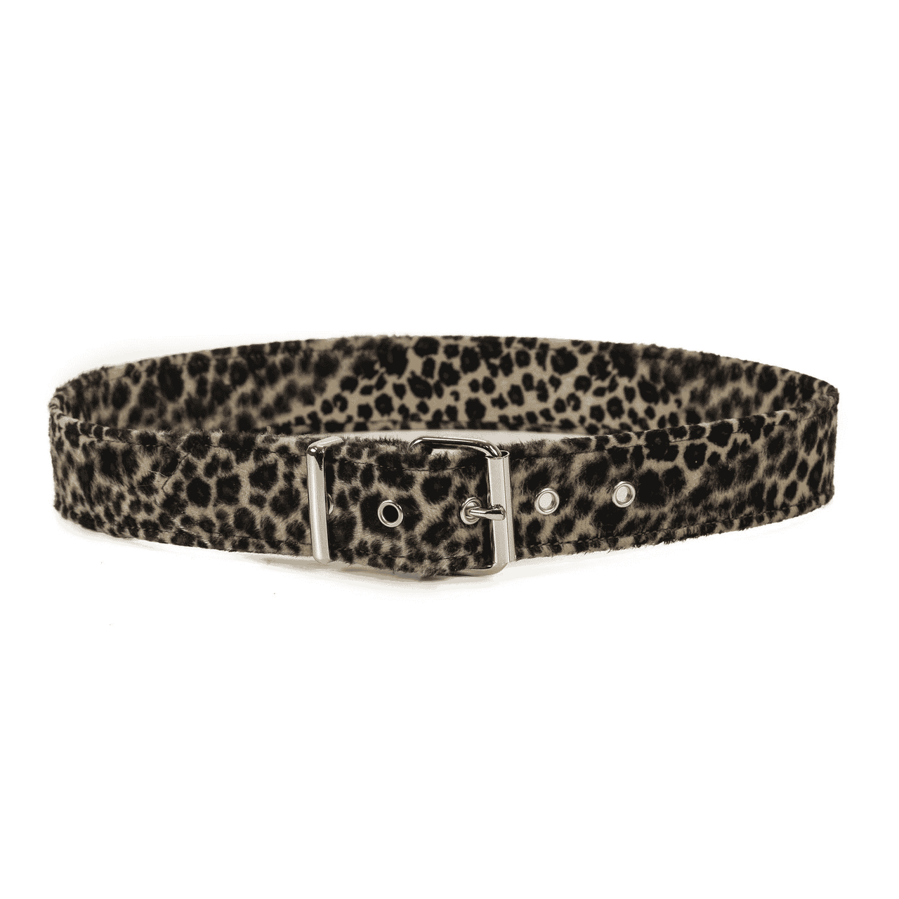 Leopard Faux Fur Belt