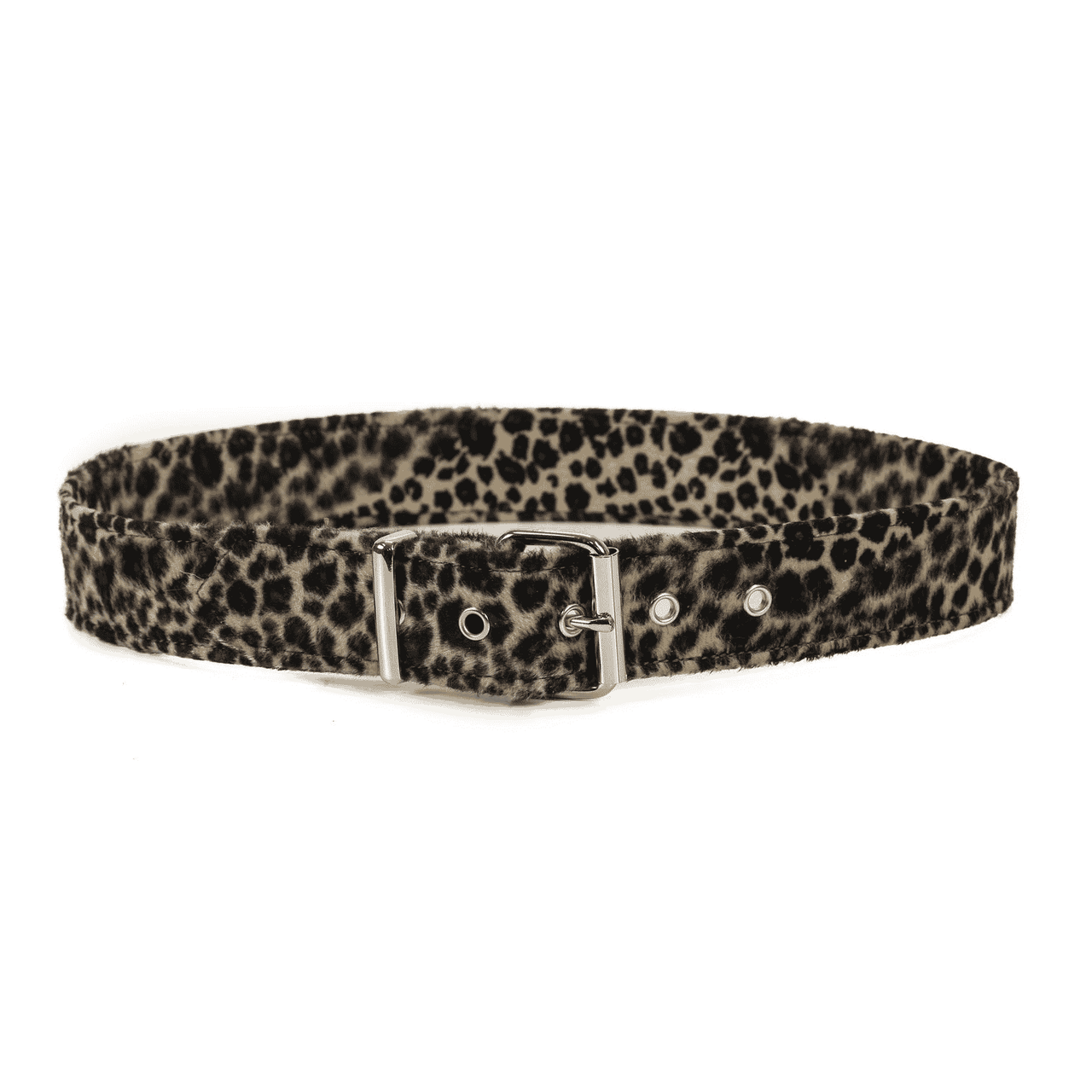 AFB. FUR BELT LEOPARD CHARCOAL AFB. FUR BELT LEOPARD CHARCOAL