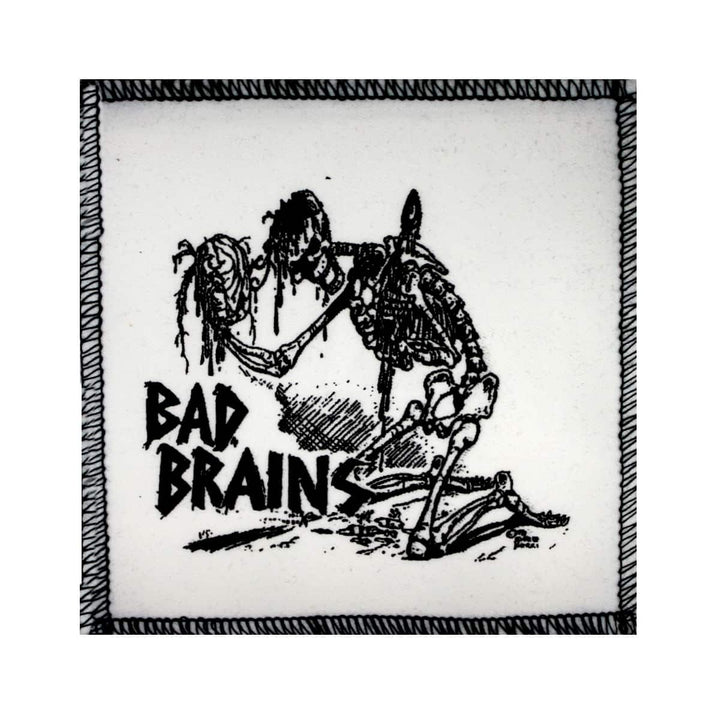 Bad Brains Skeleton Cloth Patch – Red Zone