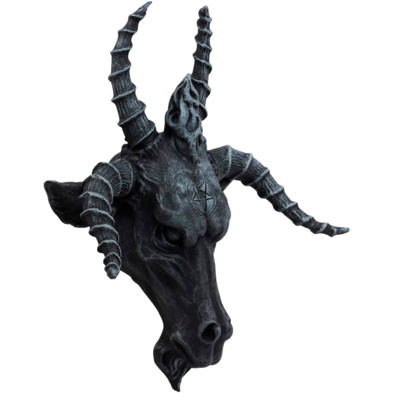 Baphomet Head Plaque side1
