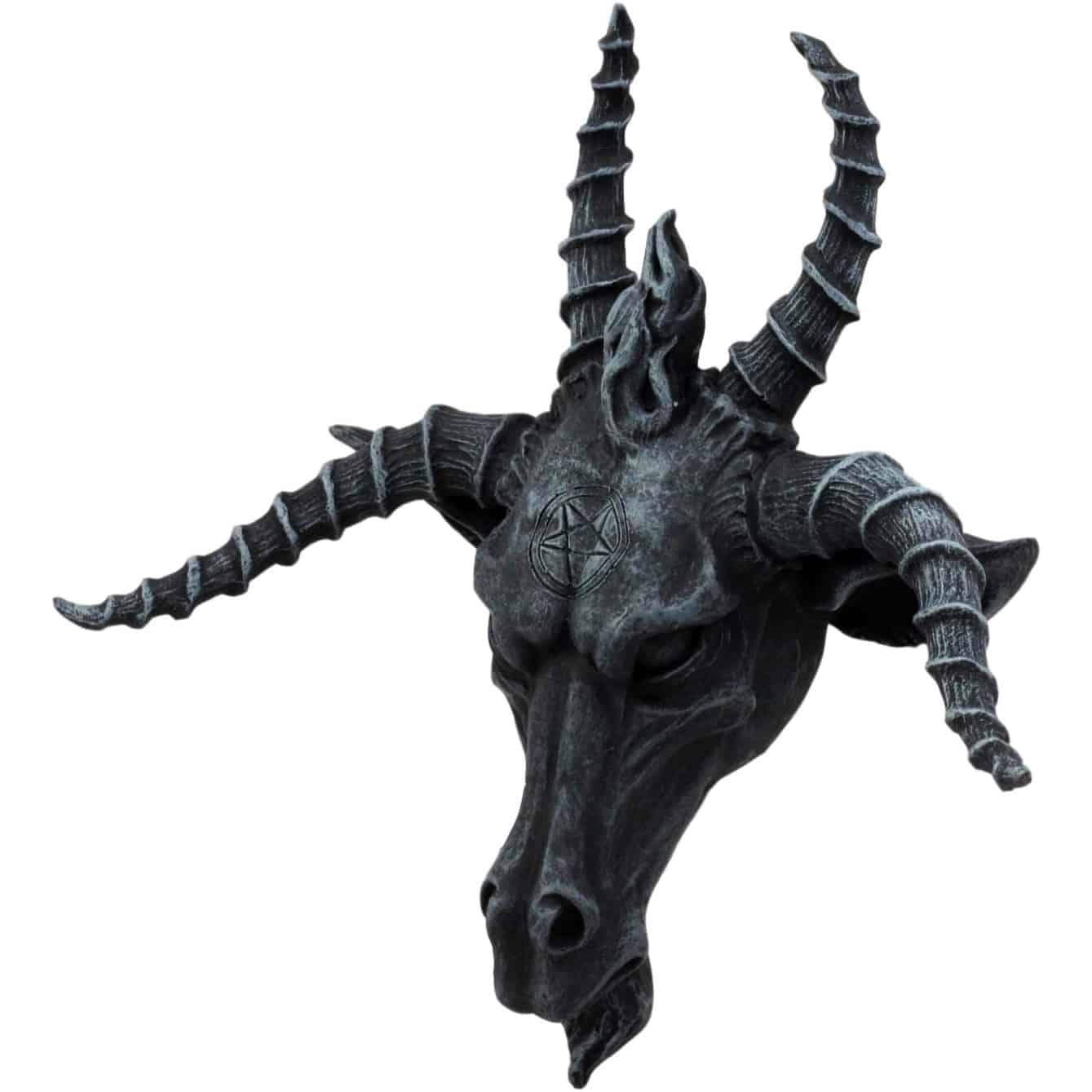 Baphomet Head Wall Plaque side2