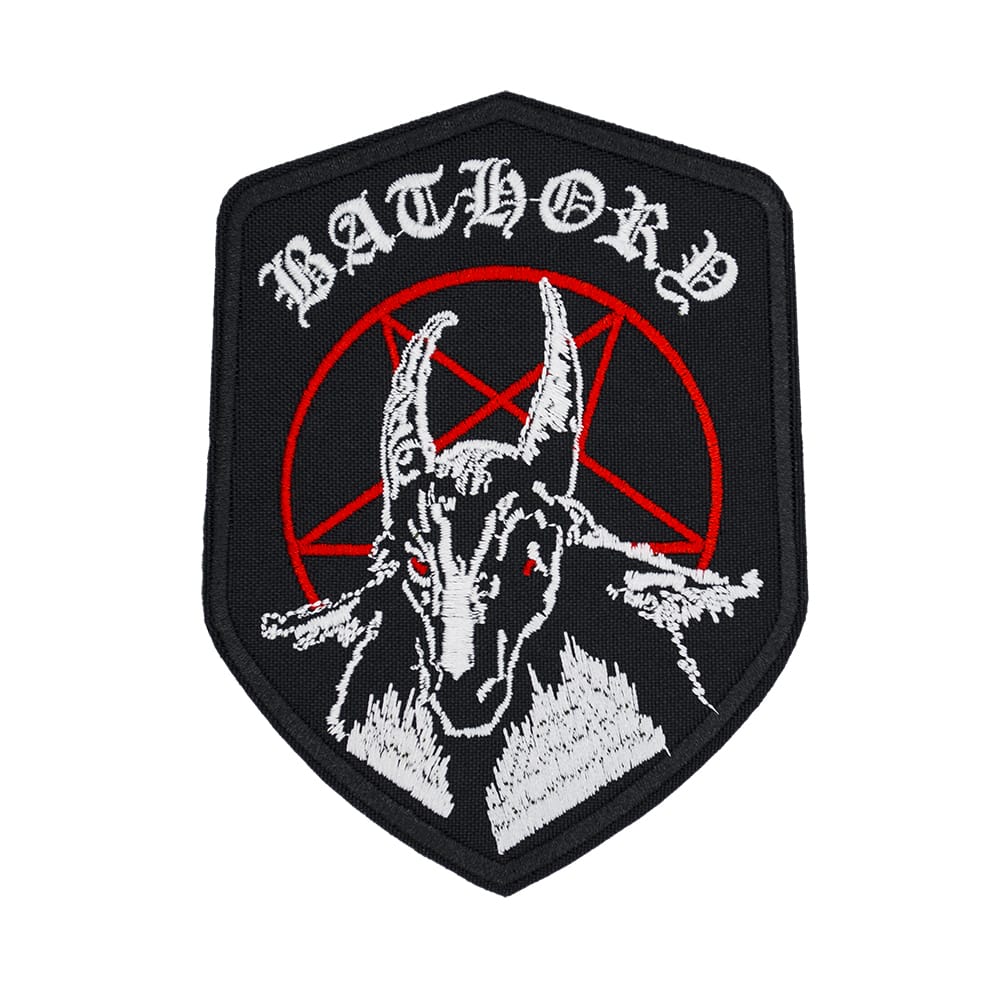 Bathory Pentagram Embroidered Patch