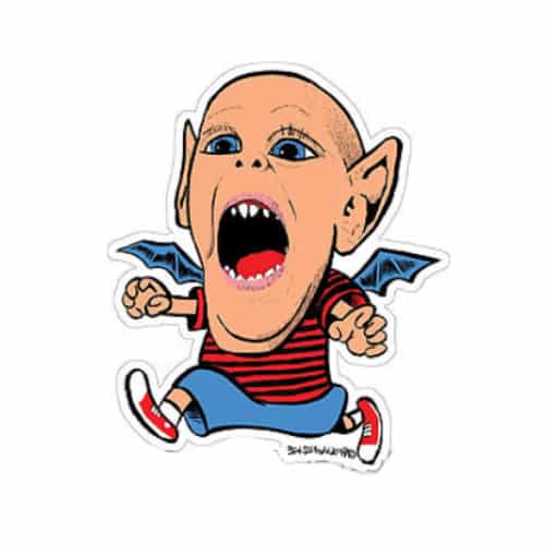 Ben Von Strawn Bat Kid Sticker