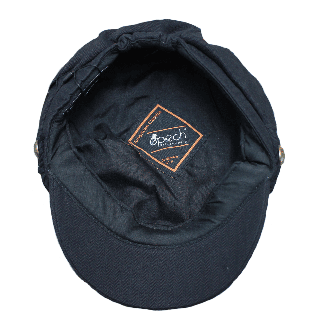 Black Cotton Greek Fisherman Hat