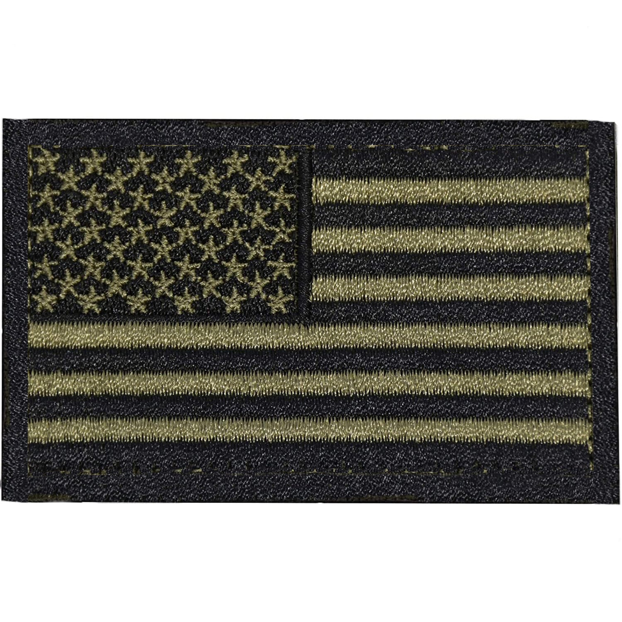 Black and Olive US Flag Patch