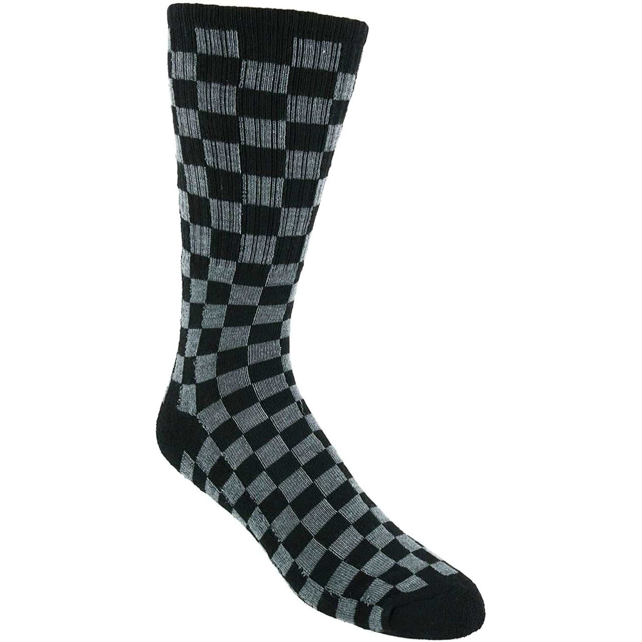 Black and Gray Checkered socks