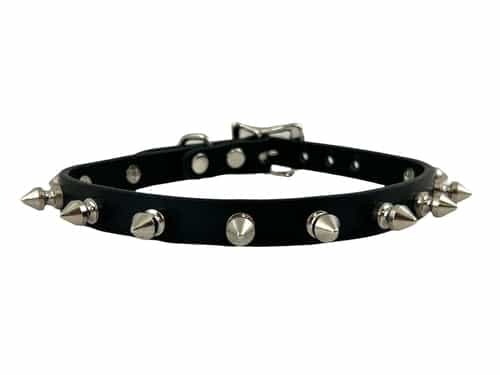 Skinny Black Spiked Choker