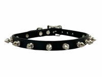 Thumbnail for Skinny Black Spiked Choker