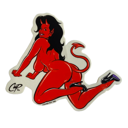 Coop High Heeled Sticker