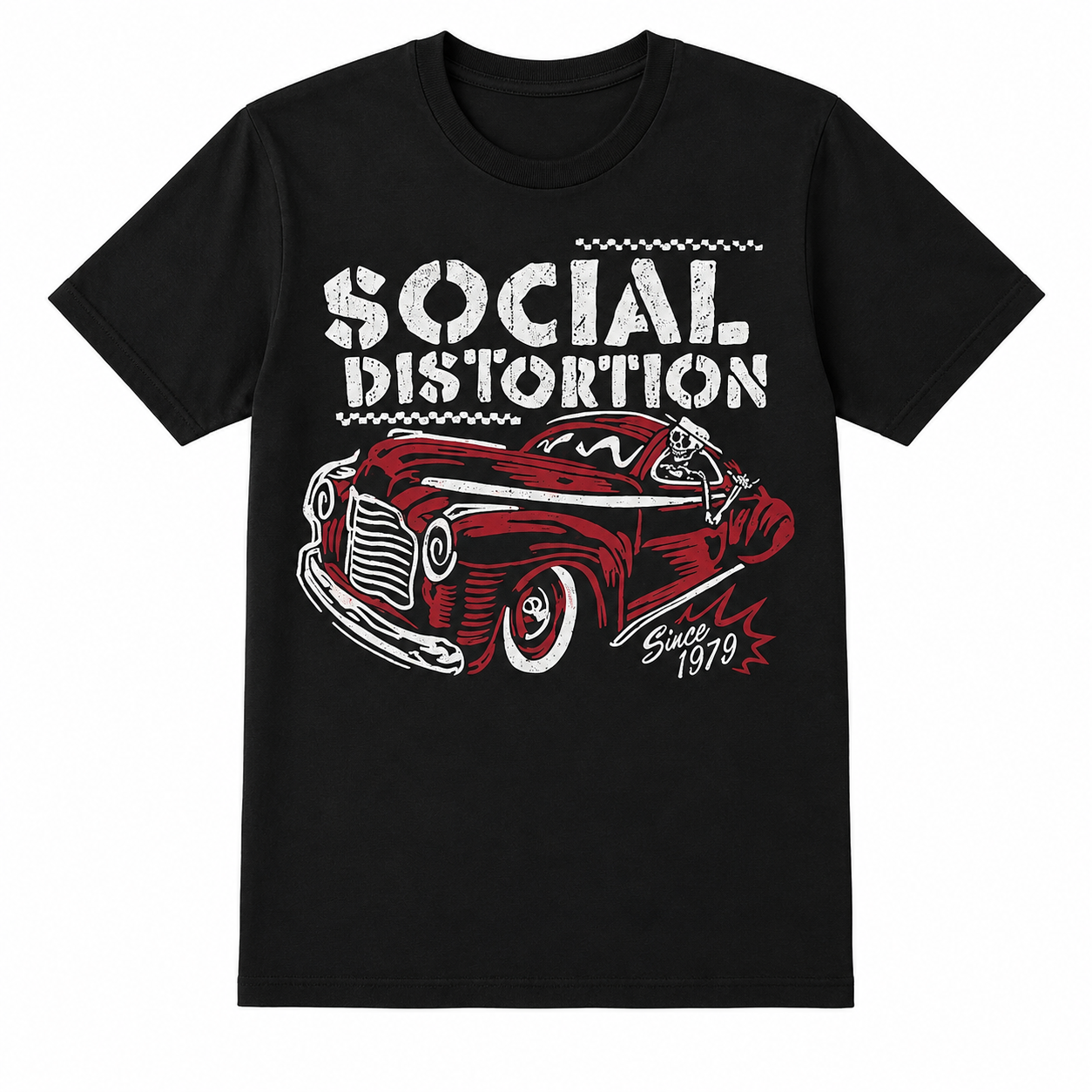 Social Distortion Skelly Car T-Shirt