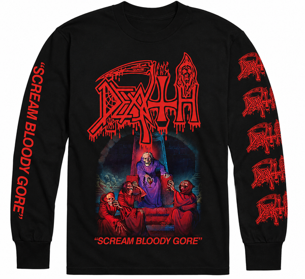 Death Scream Bloody Gore Long Sleeve