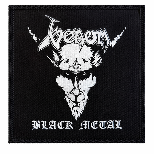 Venom Black Metal Cloth Patch