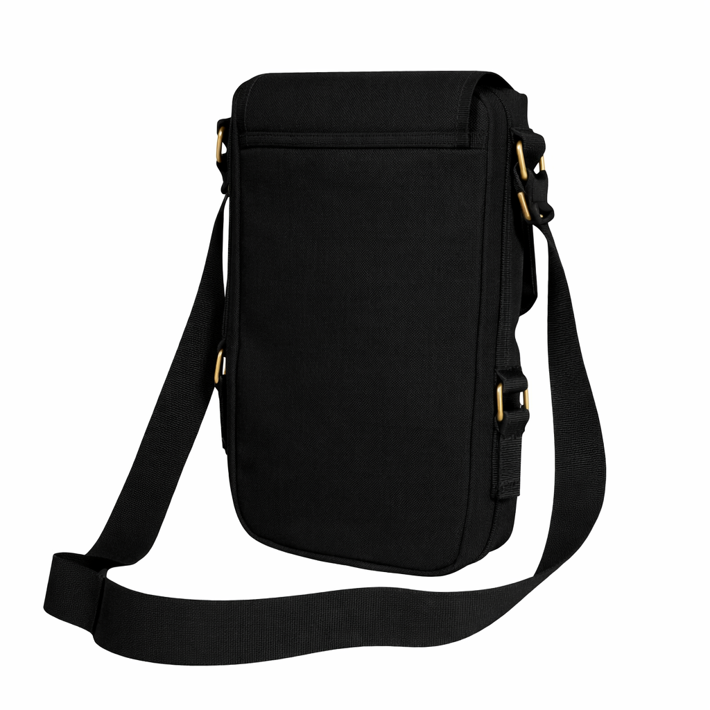 Black Canvas Military Tech Bag