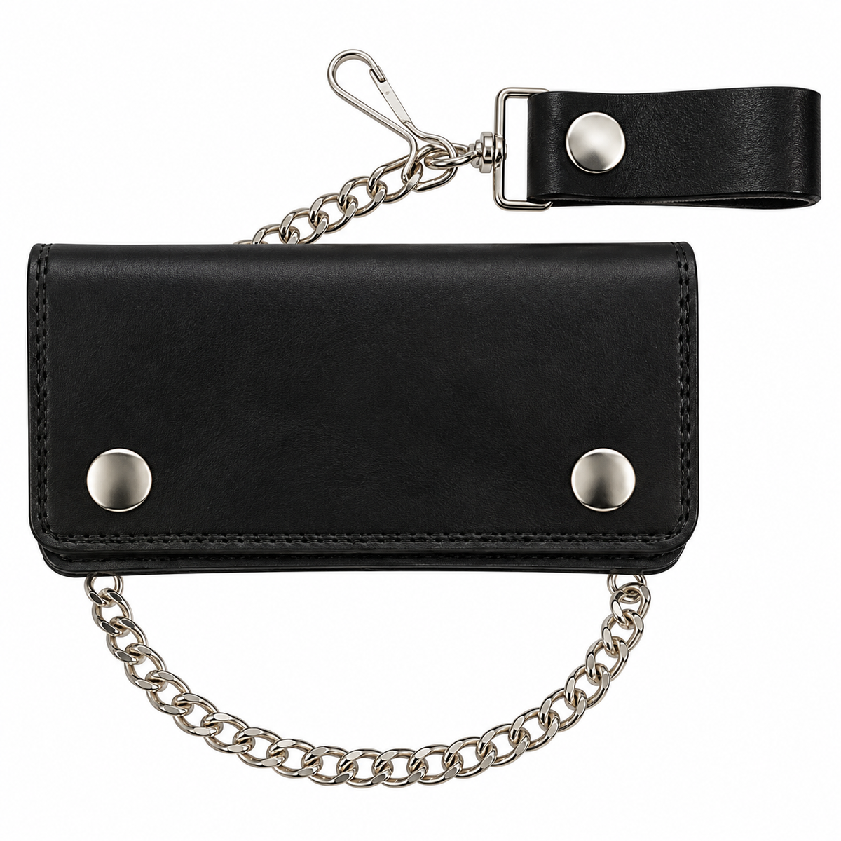 6” Oil Tanned Biker Wallet w/ Chain