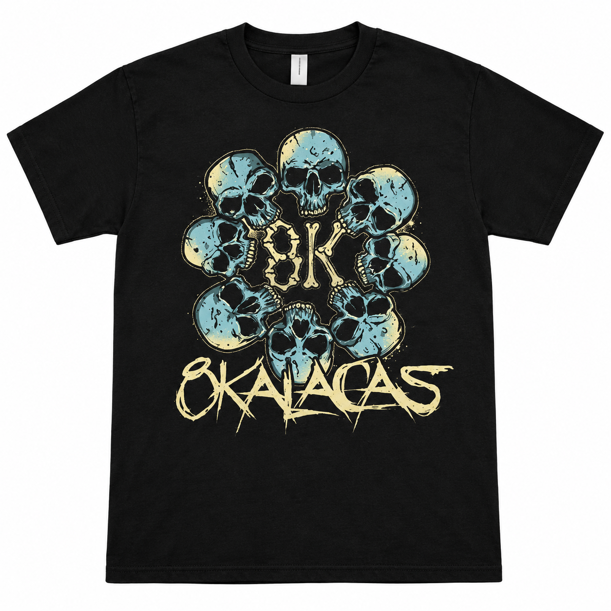 8 Kalacas Skull T-Shirt
