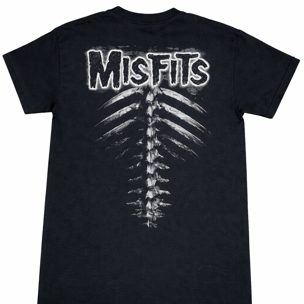 Misfits Crimson Skull And Band T-Shirt
