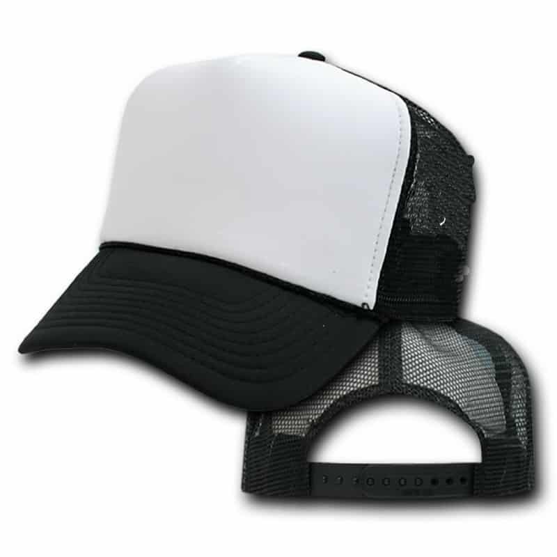 Black and White Trucker Hat