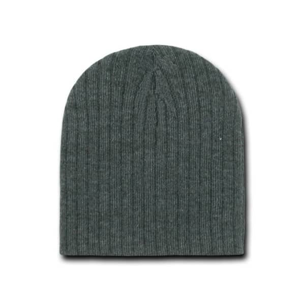 Heather Charcoal Cable Beanie