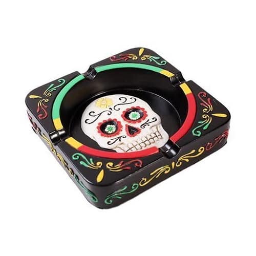 Day of the Dead Skull Ashtray