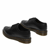 Thumbnail for Dr. Martens 3989 Black Smooth Wingtip Shoe