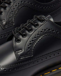 Thumbnail for Dr. Martens 3989 Black Smooth Wingtip Shoe