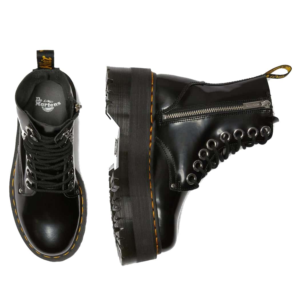 Dr. Martens Black Jadon Max Platform Boot