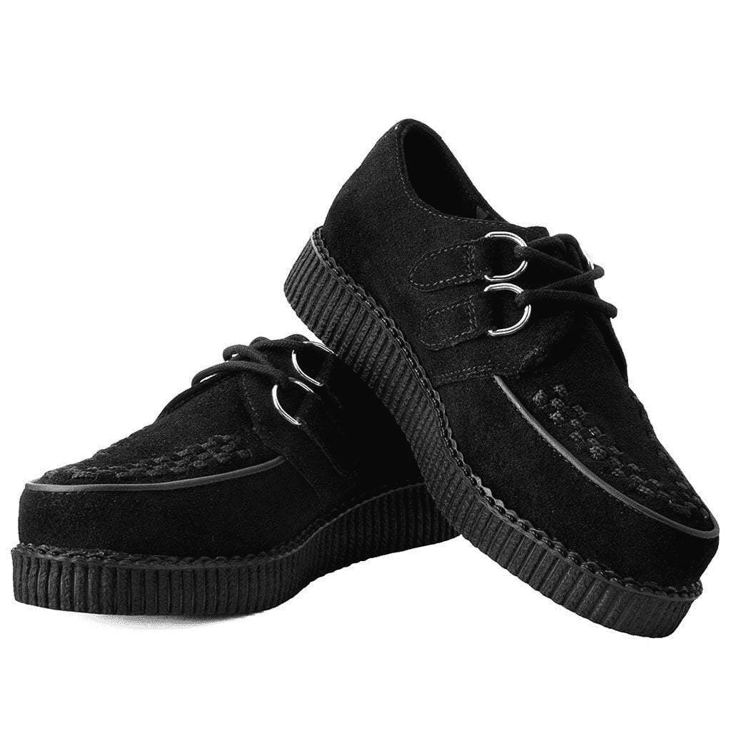 TUK Black Suede Low Creeper F7270
