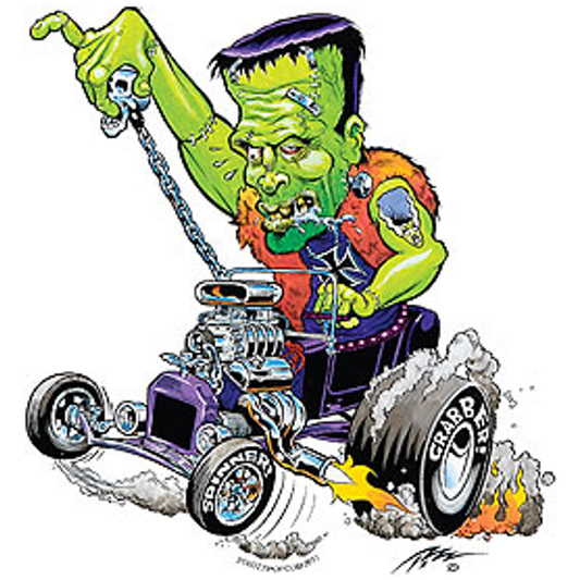 Pizz Young Frankenrod Sticker