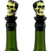Thumbnail for Frankenstein Skull Wine Stopper