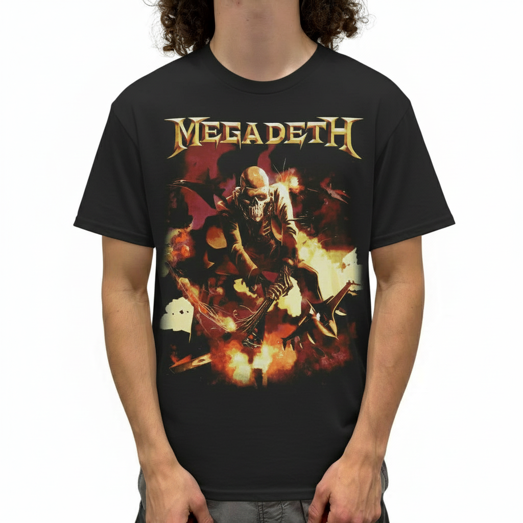 Megadeth Vic Guitar Smash T-Shirt