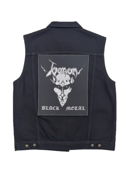 Venom Black Metal Back Patch